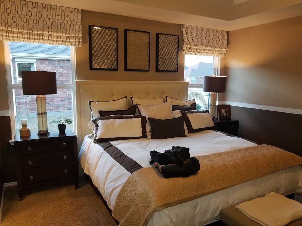 Frisco Lakes de Del Webb cerrado: vista aérea del desarrollo residencial en Texas